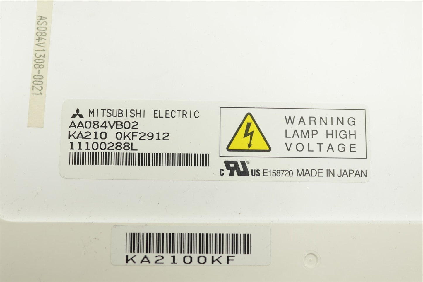 Mitsubishi Electric LCD Display Screen Panel AA084VB02 KA210 0KF2912
