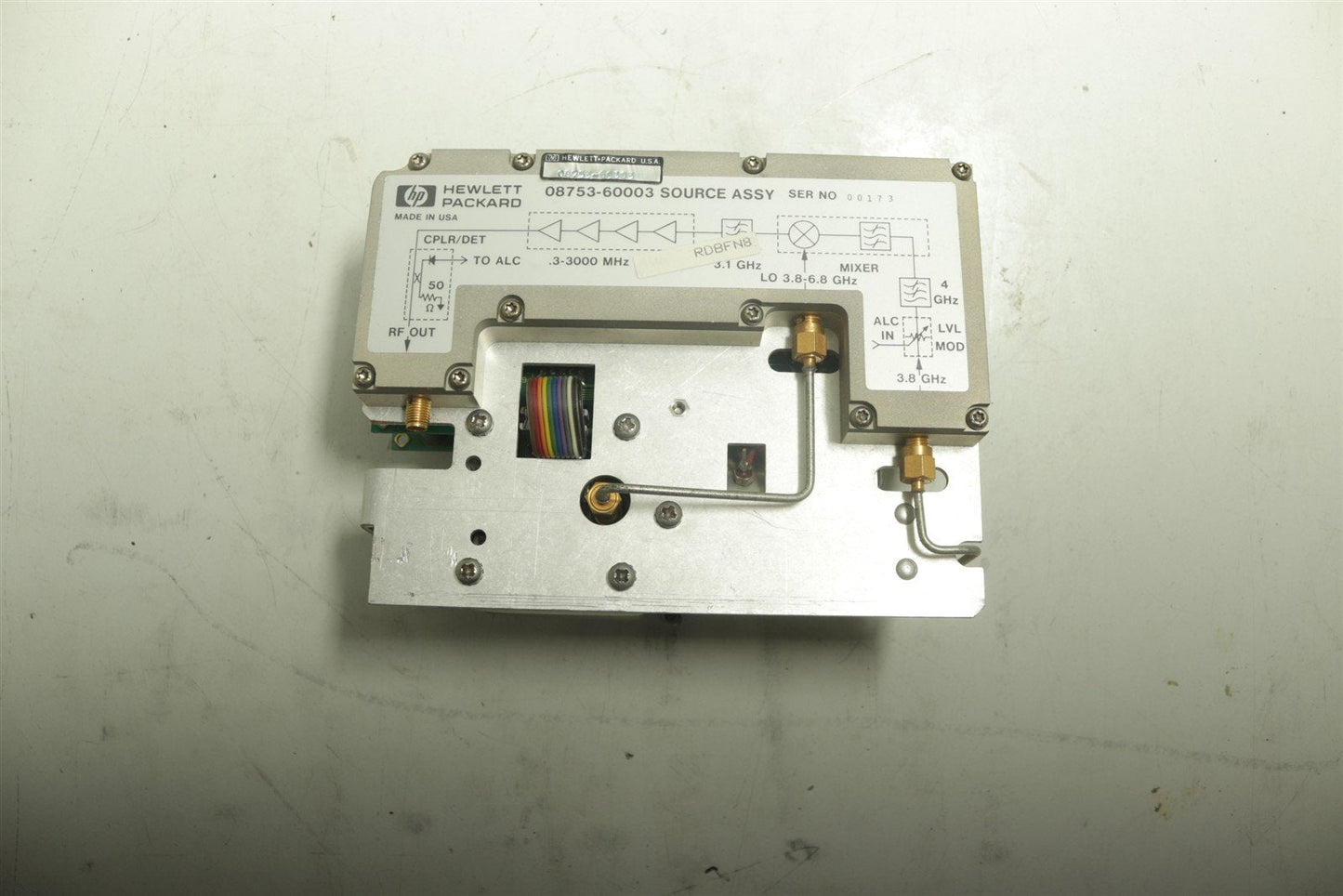 Gigatronics 12000A Microwave Synthesizer Front Panel Assy
