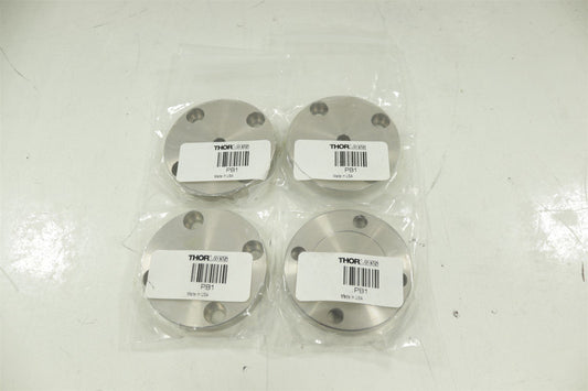 LOT OF 4 THORLABS PB1 - Mounting Post Base Ø2.48" x 0.40" Thick