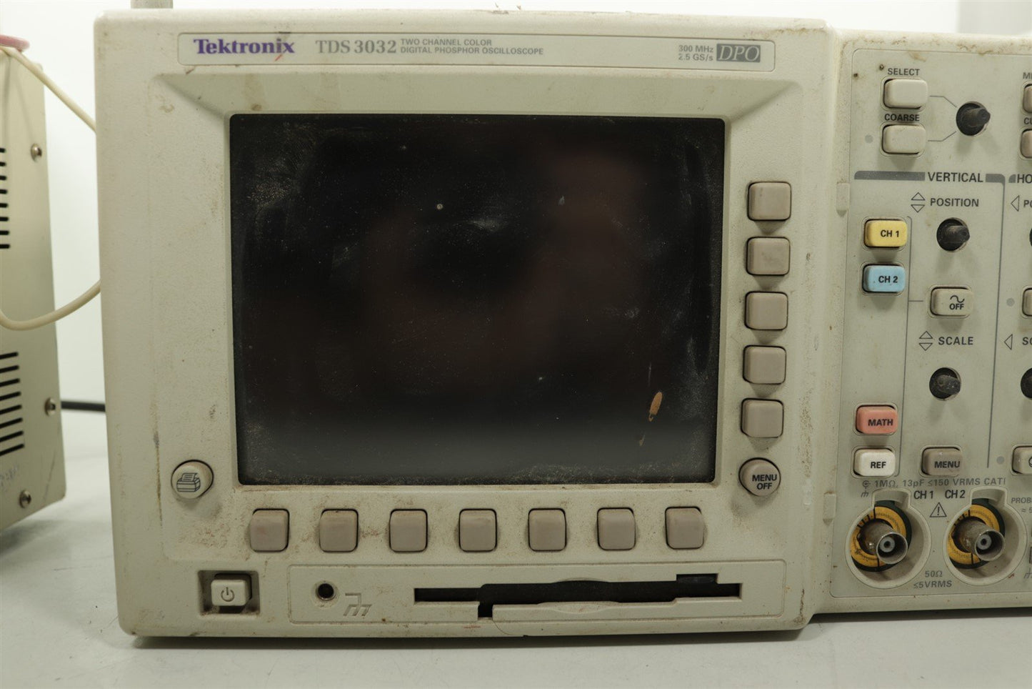 Tektronix TDS3032 2 Channel Color Digital Oscilloscope 300MHz 2.5GS FOR PARTS!