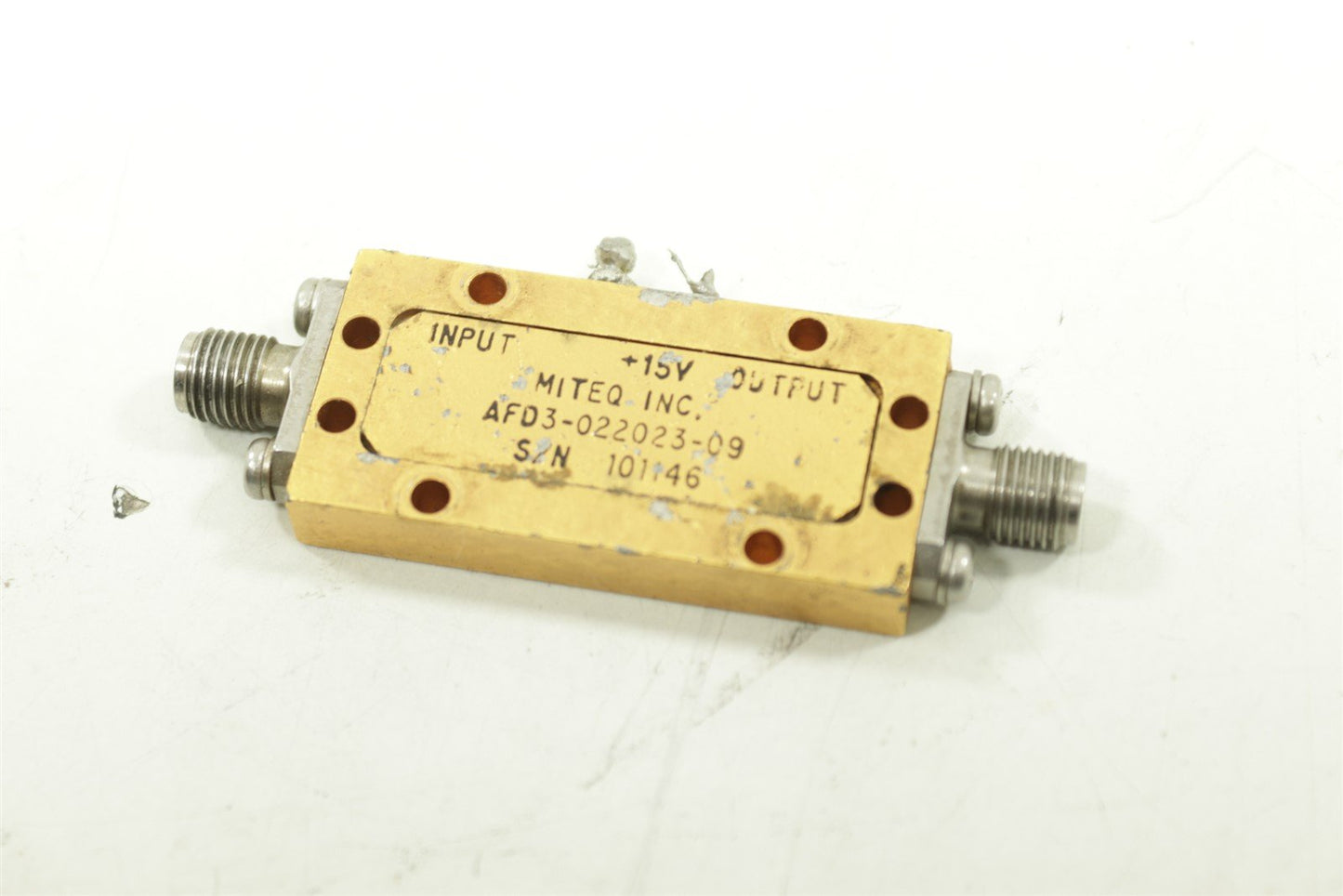 NARDA Miteq Low Noise Amplifier 2.2GHz-2.3GHz 0.9dB NF 30 dB Gain AFD3-022023-09