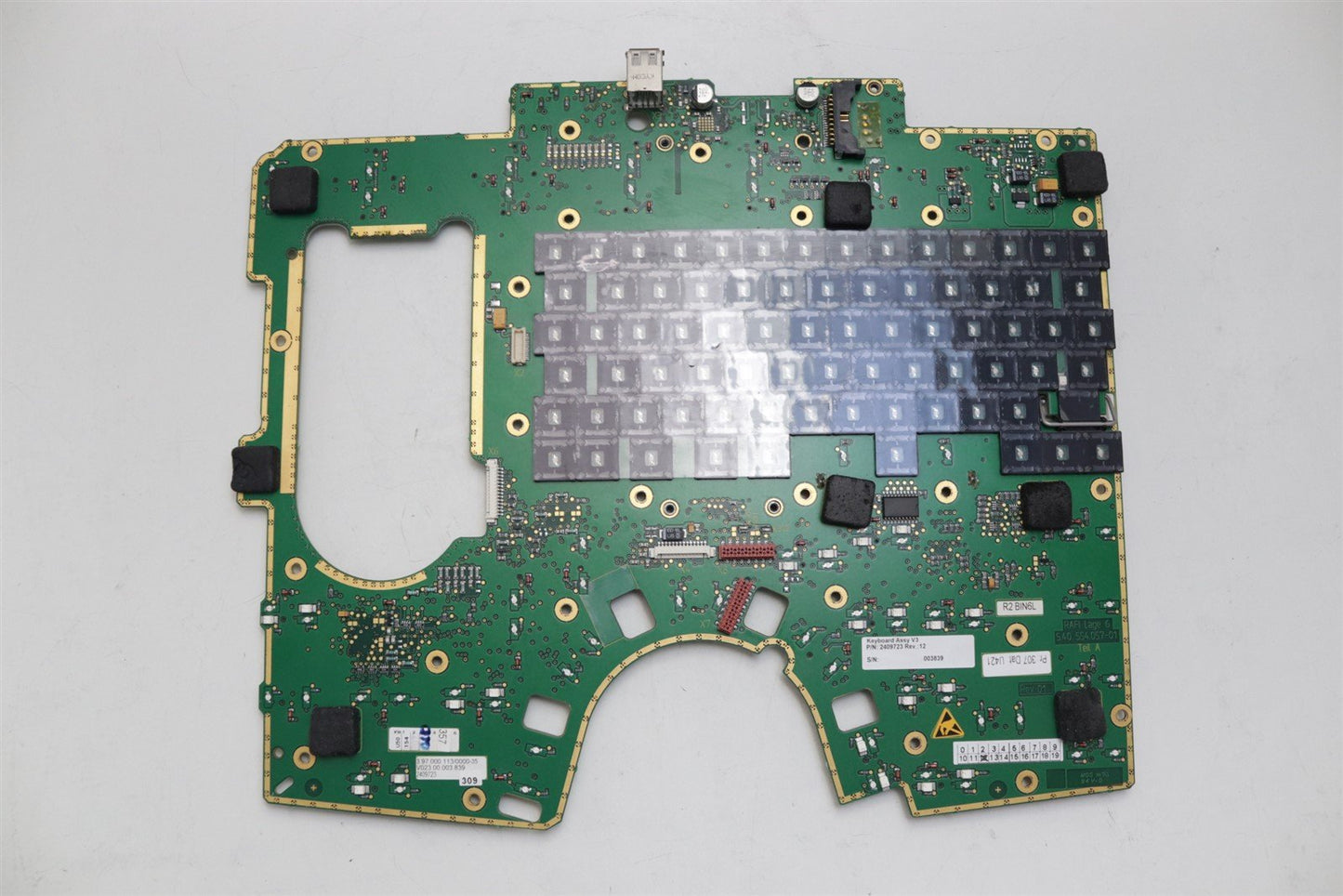 GE HealthCare Vivid I Keyboard Assy V3 Board 2409723