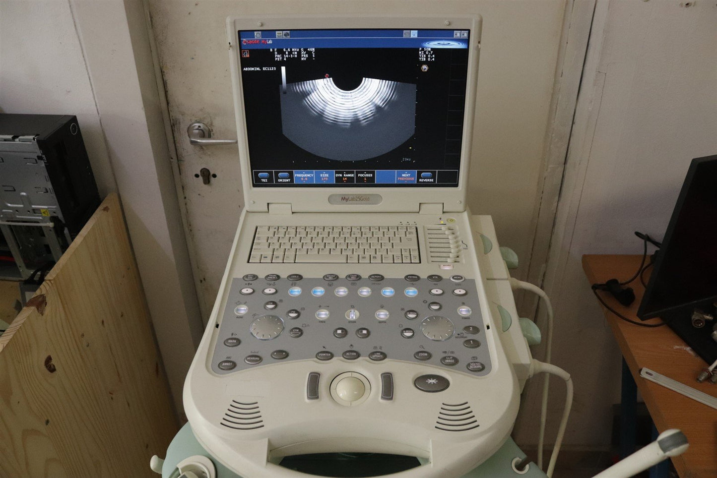 TESTED Esaote MyLab25 Gold 7340 Ultrasound With 2 Probes
