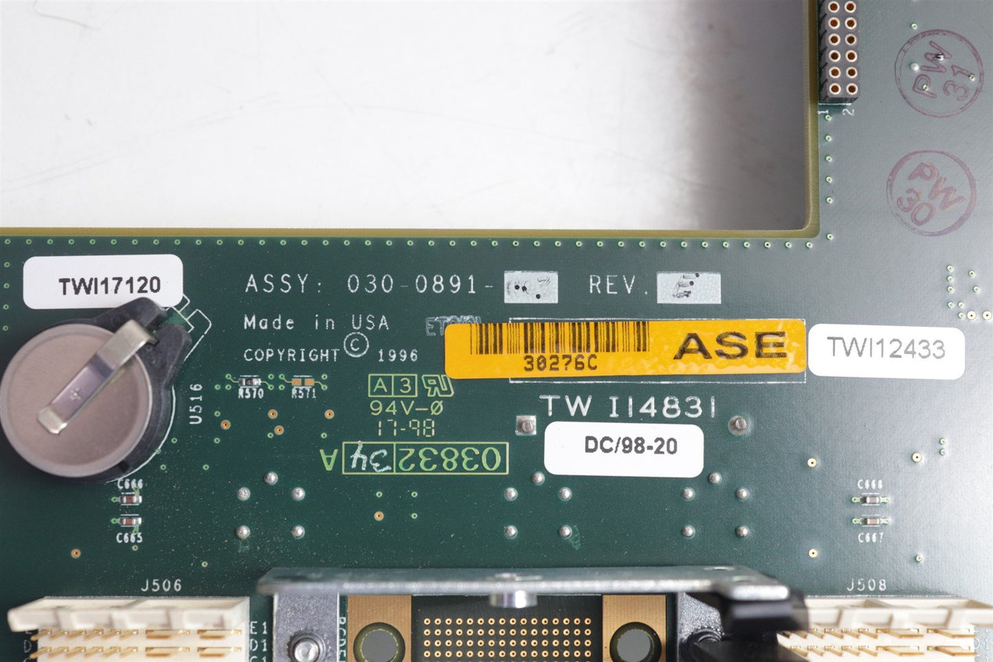 Silicon Graphics SGI Octane SYSTEM ID 030-0891-003