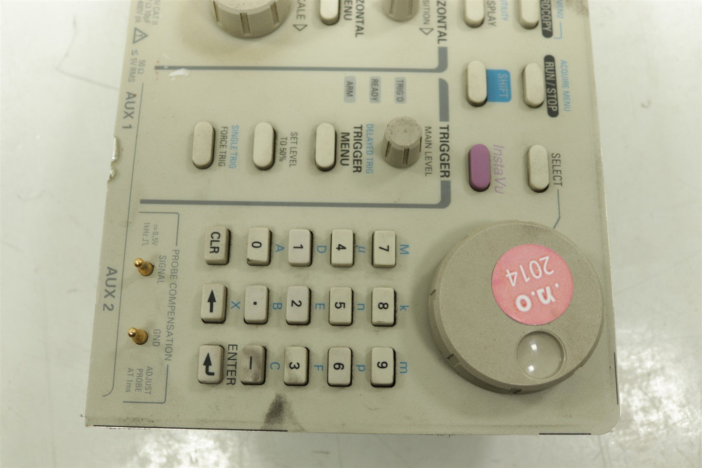 Tektronix TDS 520C Oscilloscope Front Panel Keyboard 671-2469-02