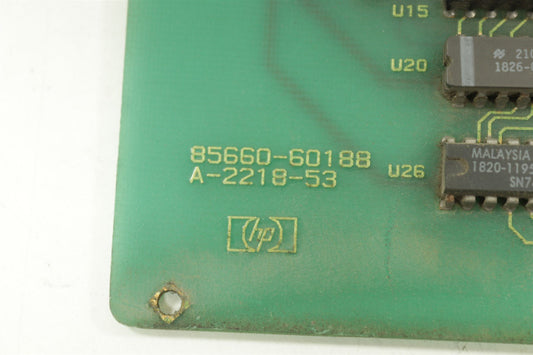 HP 8566B Spectrum Analyzer 100Hz-2.5GHz/2-22GHz 85660-60188 PCB Part