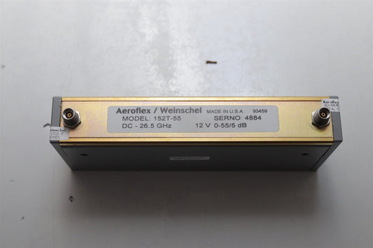 Aeroflex/Weinschel 152T-55 DC Step Attenuator 26.5GHz 0-55/5 dB Tested
