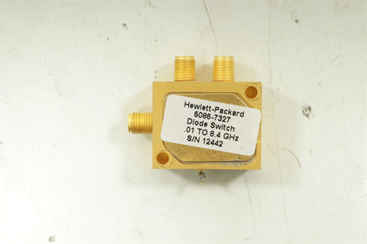 HP Agilent 0.1 to 8.4 GHz SMA Diode Switch For 83620x 5086-7327