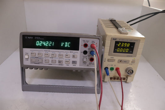 Hp Agilent 34401A 6½ Digit Multimeter Tested Working NOT CALIBRATED