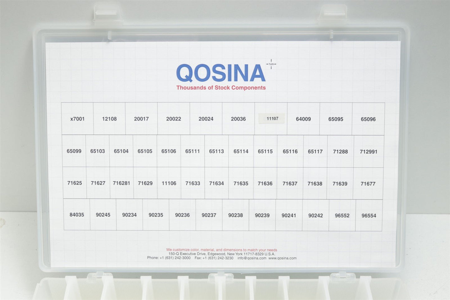 Qosina Male Luer Connectors Sample Assortment Kit