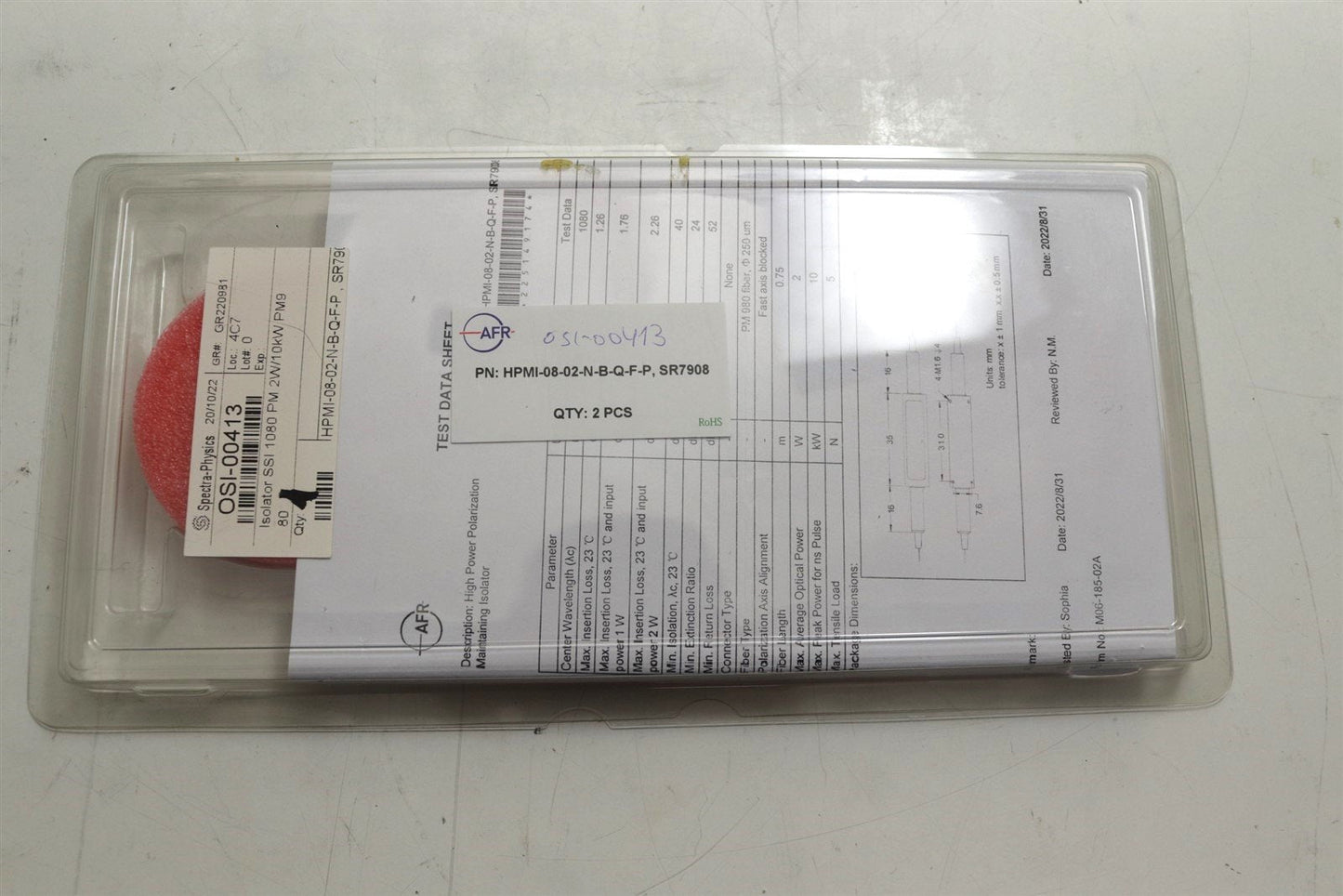 Lightcomm OSI-00413 1080nm Fiber Laser High Power Polarization