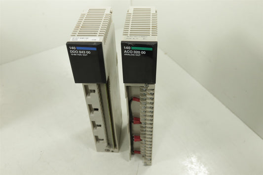 Schneider Automation Inc TSX Quantum 140 ACO 020 00 & 140 DDO 843 00