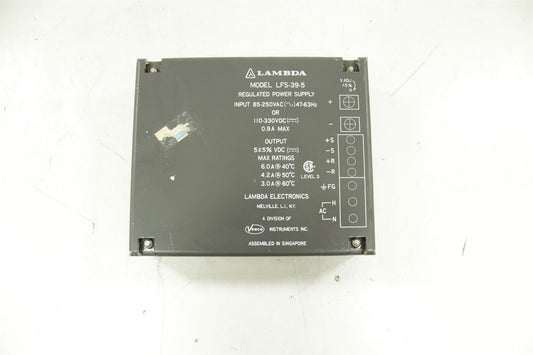 LAMBDA Power Supply 5 Volt 3-6 Amp LFS-39-5