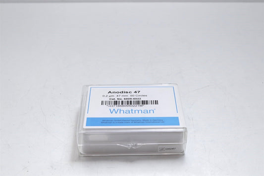 New Whatman Anodisc 47 Filters Membrane 0.2um 47mm 50ct 6809-5022