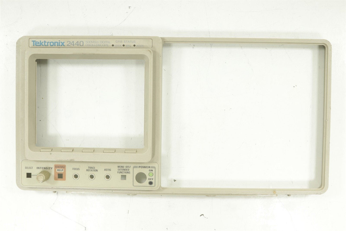 Tektronix 2440 Oscilloscope Front Panel Plastic 101-0096