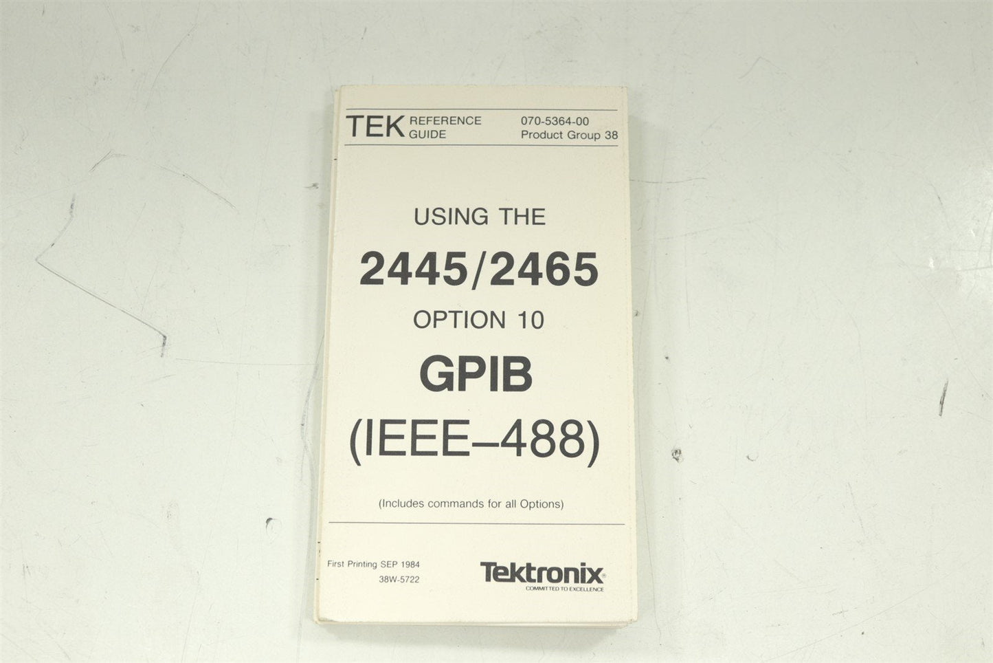 Tektronix 2400 Series Manual Oscilloscopes Reference Guide