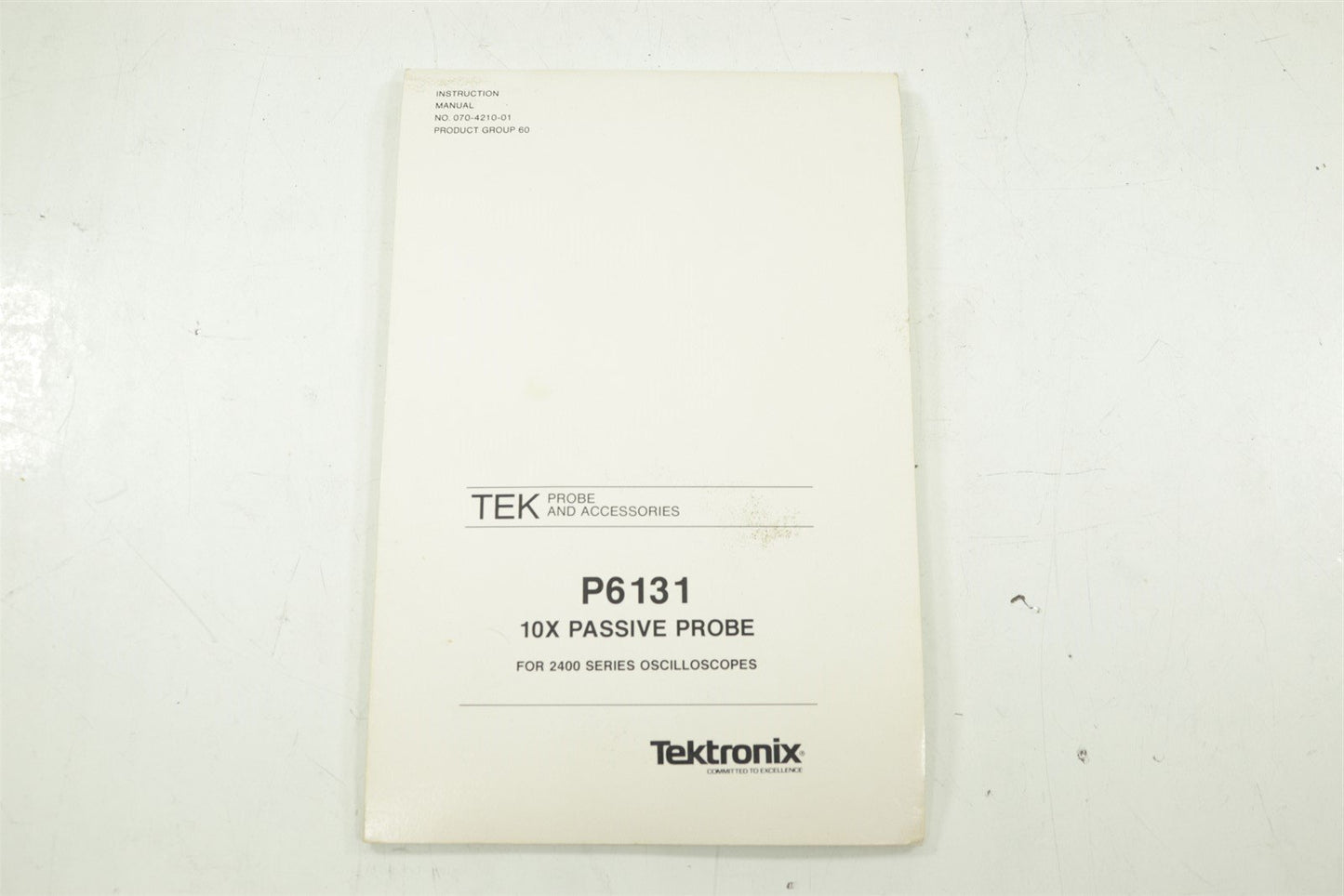 Tektronix 2400 Series Manual Oscilloscopes Reference Guide