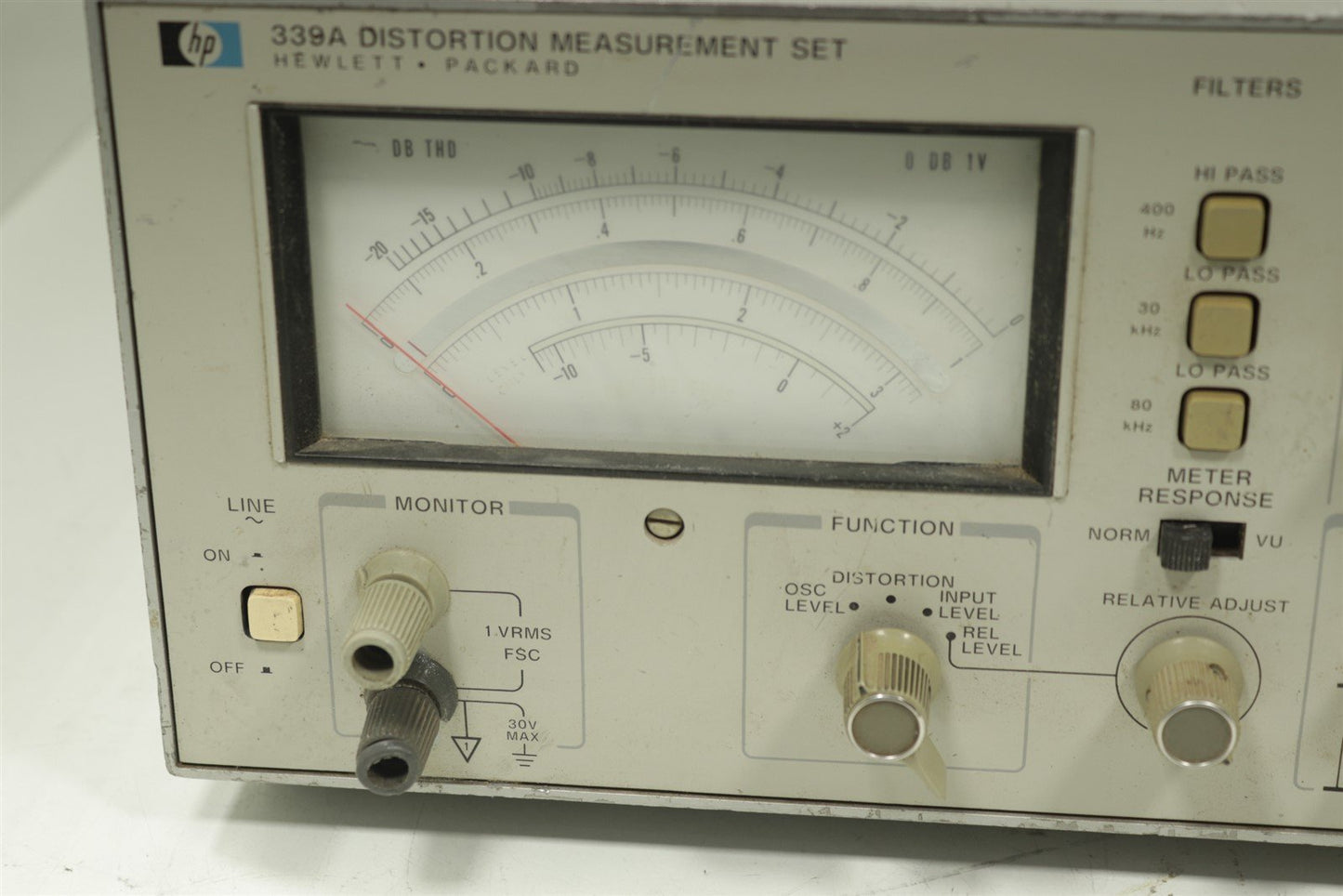 HP Agilent 339A Distortion Measurement Set UNTESTED Comes as is