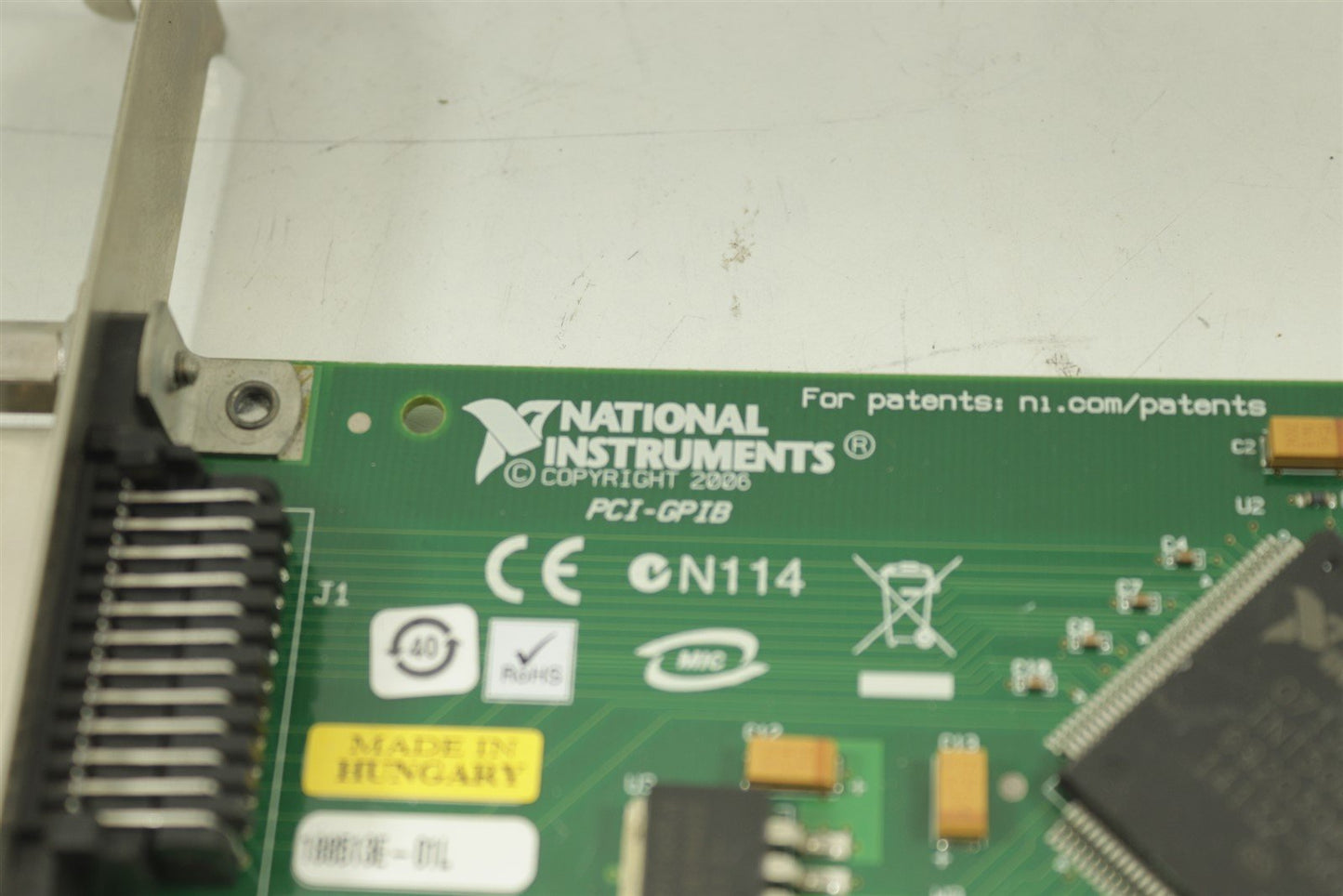 National Instruments PCI-GPIB Interface Adapter Card 188513E-01