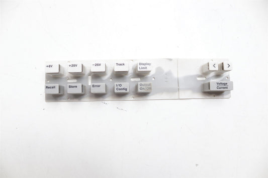 Agilent E3631 Triple Output DC Power Supply 0-6V 5A/0+-25V,1A Keyboard Buttons