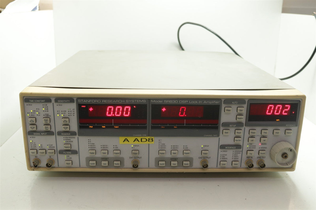 Sr830 Rear Panel Picture SRS Stanford Research Systems SR830 DSP Lock-In Amplifier – part2Go