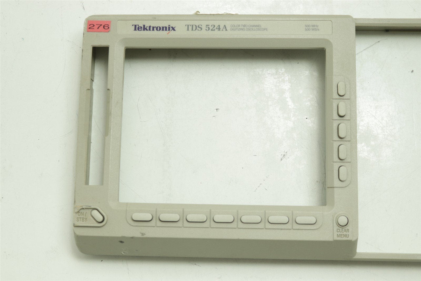 Tektronix TDS 524A Digital Oscilloscope Front Panel Plastic & Buttons
