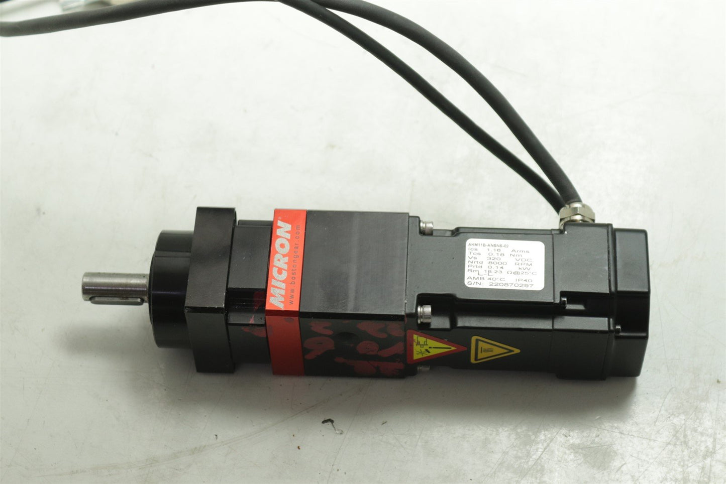 Micron XTrue40 XT0400500RM040130+Kollmorgen PM-Servo AKM11BANSNS02 GE MCM MOTOR