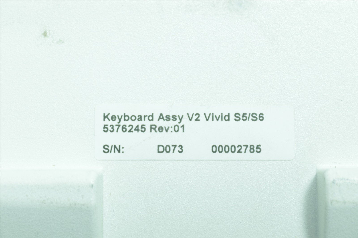 GE HealthCare Keyboard Assy V2 Vivid S5/S6 5376245 TESTED!