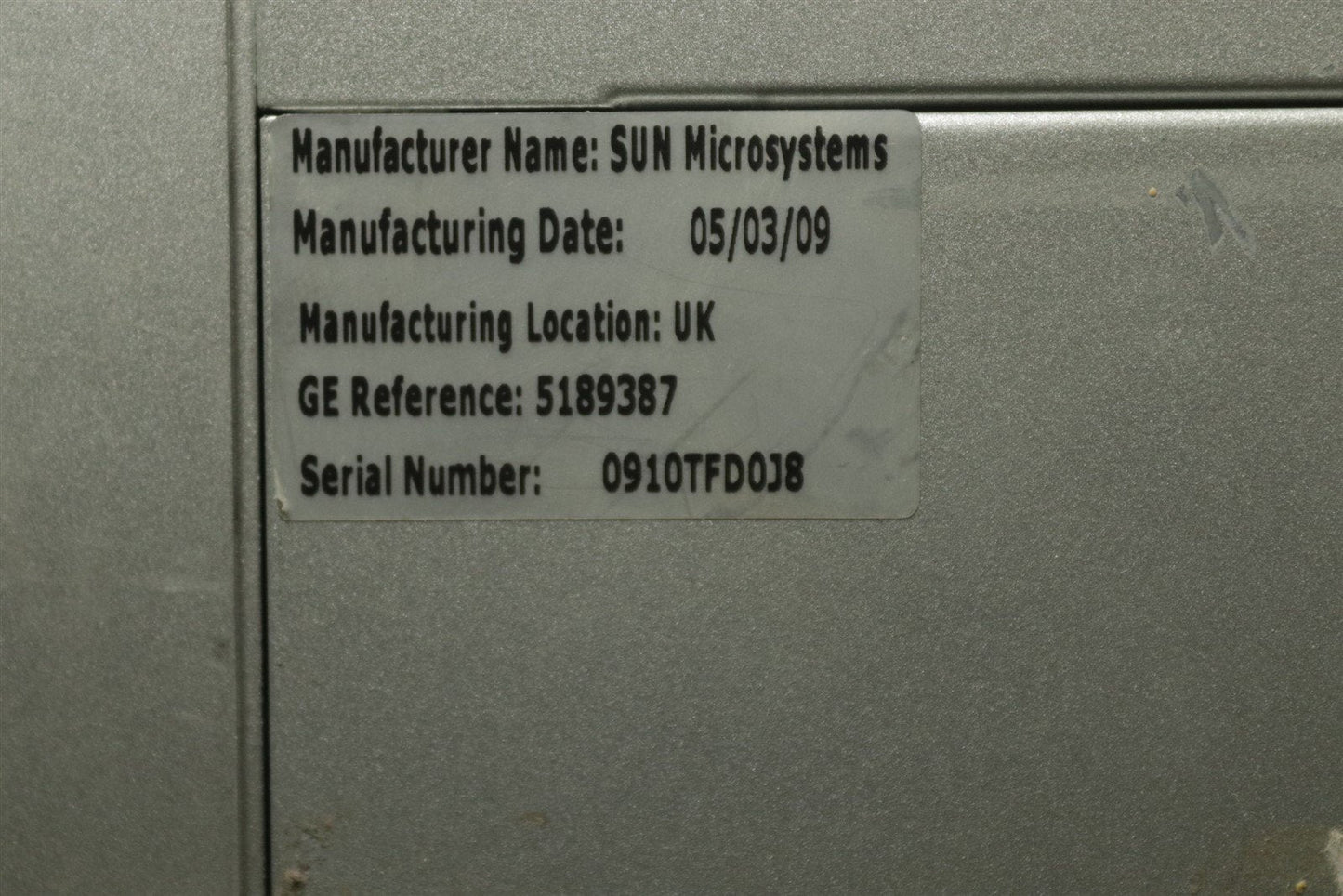 SUN ESSENTIAL Computer Server GE PN5189387, Motherboard PN P001