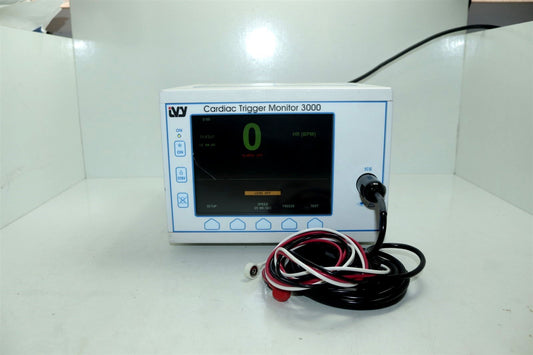 IVY Biomedical Cardiac Trigger Monitor 3000 With A New 3-Lead Cable