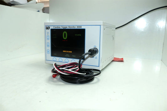 IVY Biomedical Cardiac Trigger Monitor 3000 With A New 3-Lead Cable