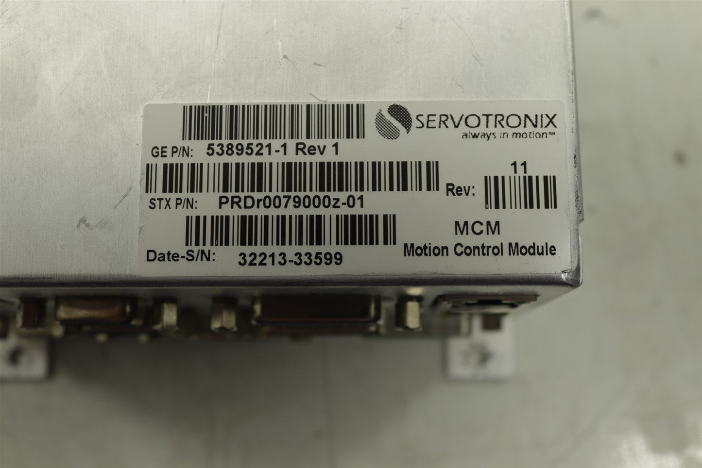 Servotronix Motion Control Module PRDr0079000z-01, GE P/N 5389521-1 REV 1