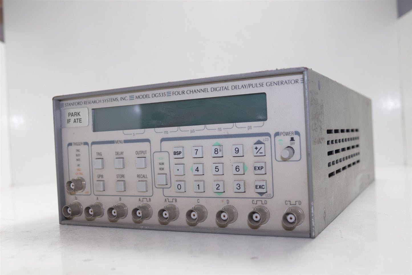 SRS Stanford Research DG535 Four Channel Digital Delay Pulse Generator Option 01