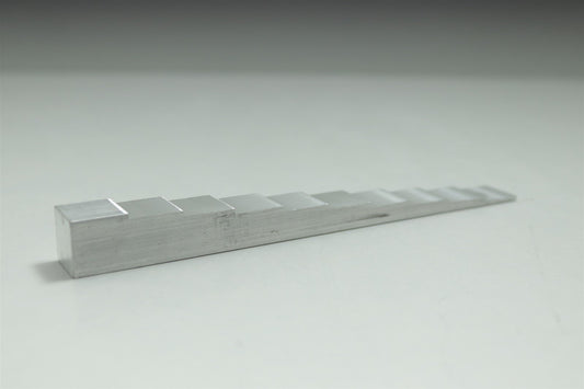 X-Ray Phantom 10 Step 1.5mm Aluminum Wedge Test Pattern QC DR CR Calibration