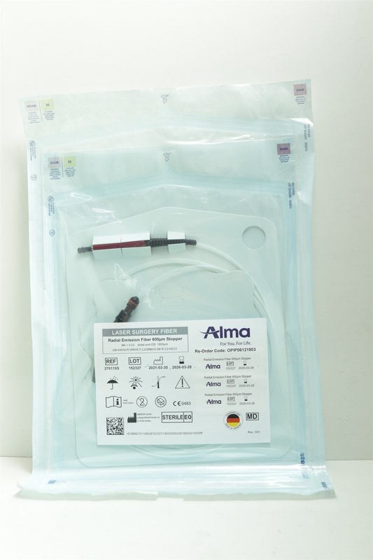 NEW Alma Laser Surgery Fiber Radial Emission 600µm Stopper