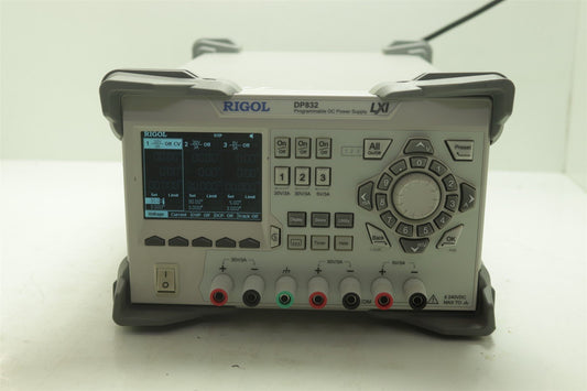 Rigol DP832 DC power supply with three output channels
