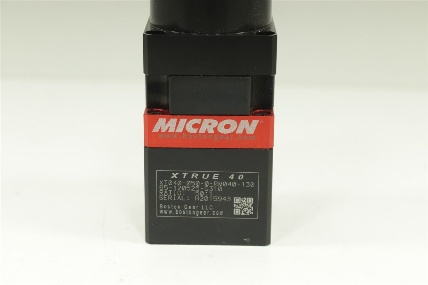 Micron Boston Gear XTRUE 40 Gearhead Hollow Shaft Input XT040-050-0-RM040-130