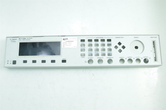 Agilent 81110A Front Panel 165/330MHz