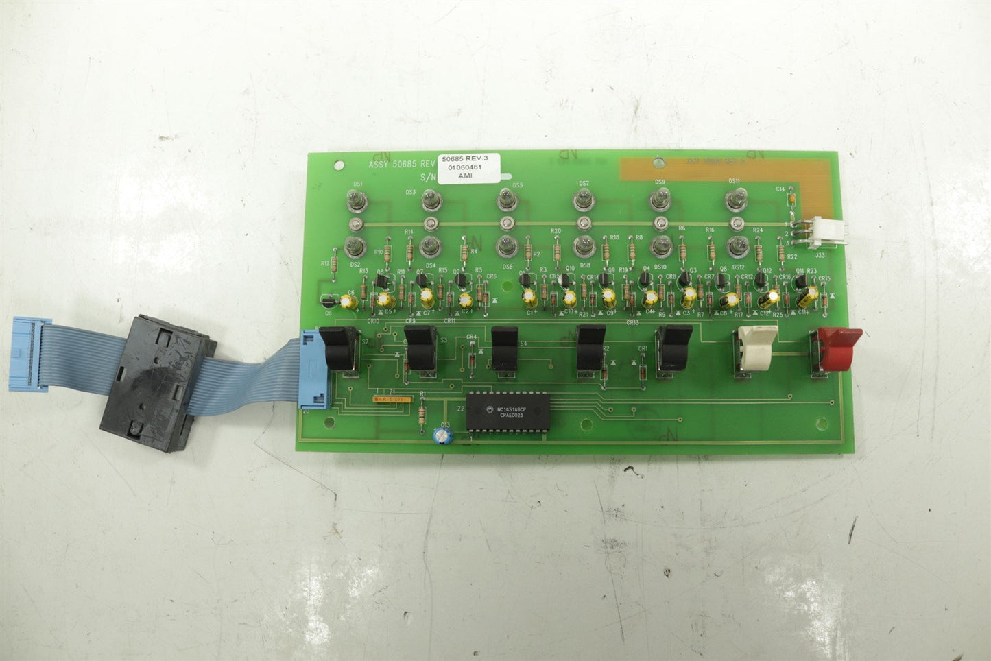 Thermo Electric RC-5C PLUS SWITCHES & INDICATORS BOARD ASSY 50685 REV 3