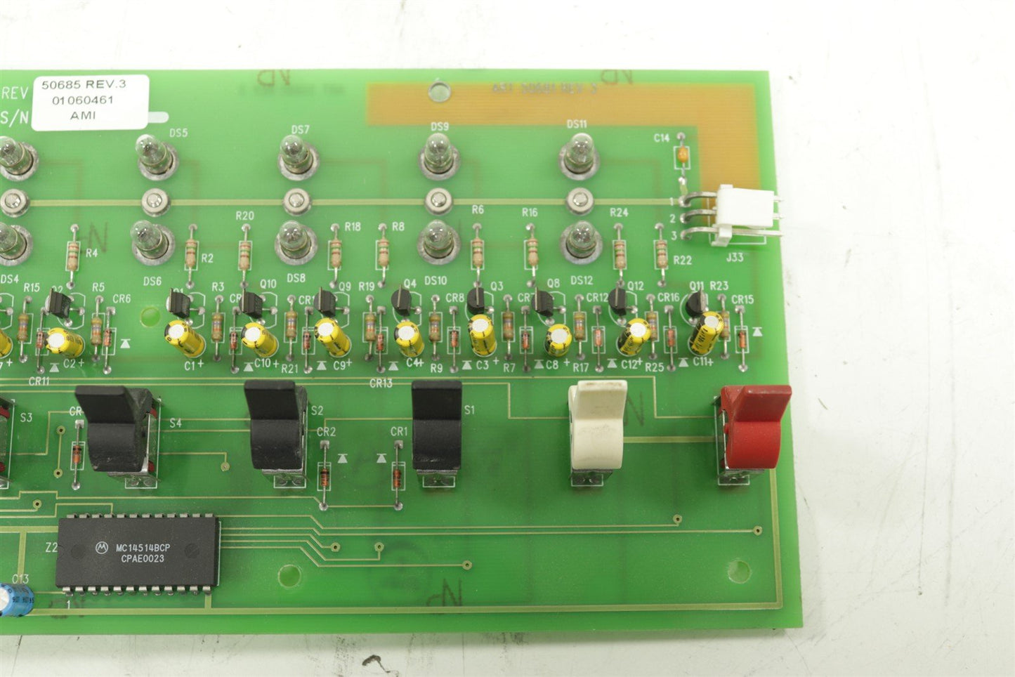 Thermo Electric RC-5C PLUS SWITCHES & INDICATORS BOARD ASSY 50685 REV 3