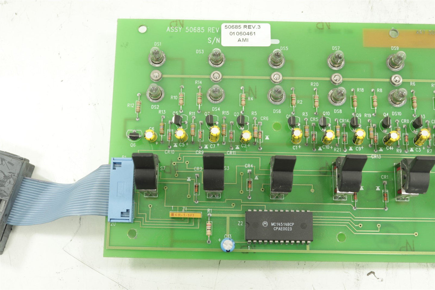 Thermo Electric RC-5C PLUS SWITCHES & INDICATORS BOARD ASSY 50685 REV 3