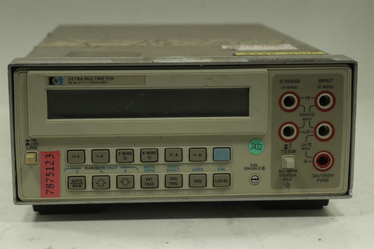 HP 3478A Multimeter 5.5 Digit TESTED