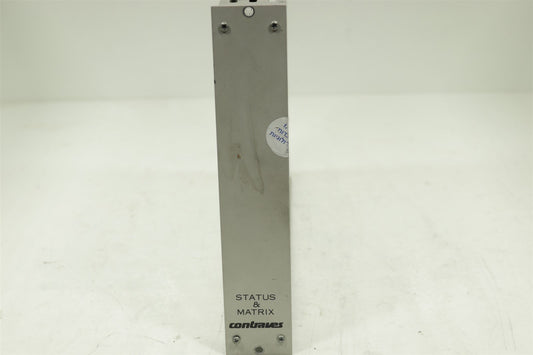 Status & Matrix 704176-3H 1063 Contraves Dual Motion Axis Rate Table 57Cd-2/30H