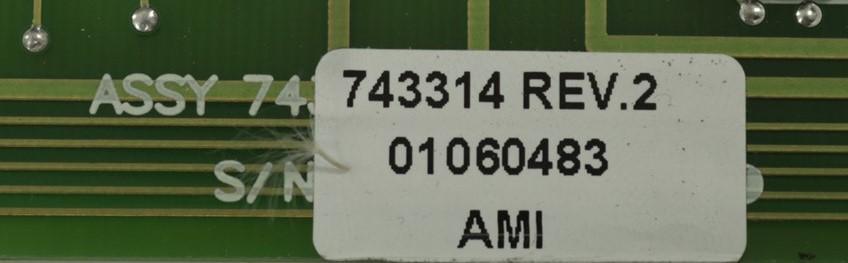 Thermo Electric RC-5C Main BOARD ASSY 743314 REV 2