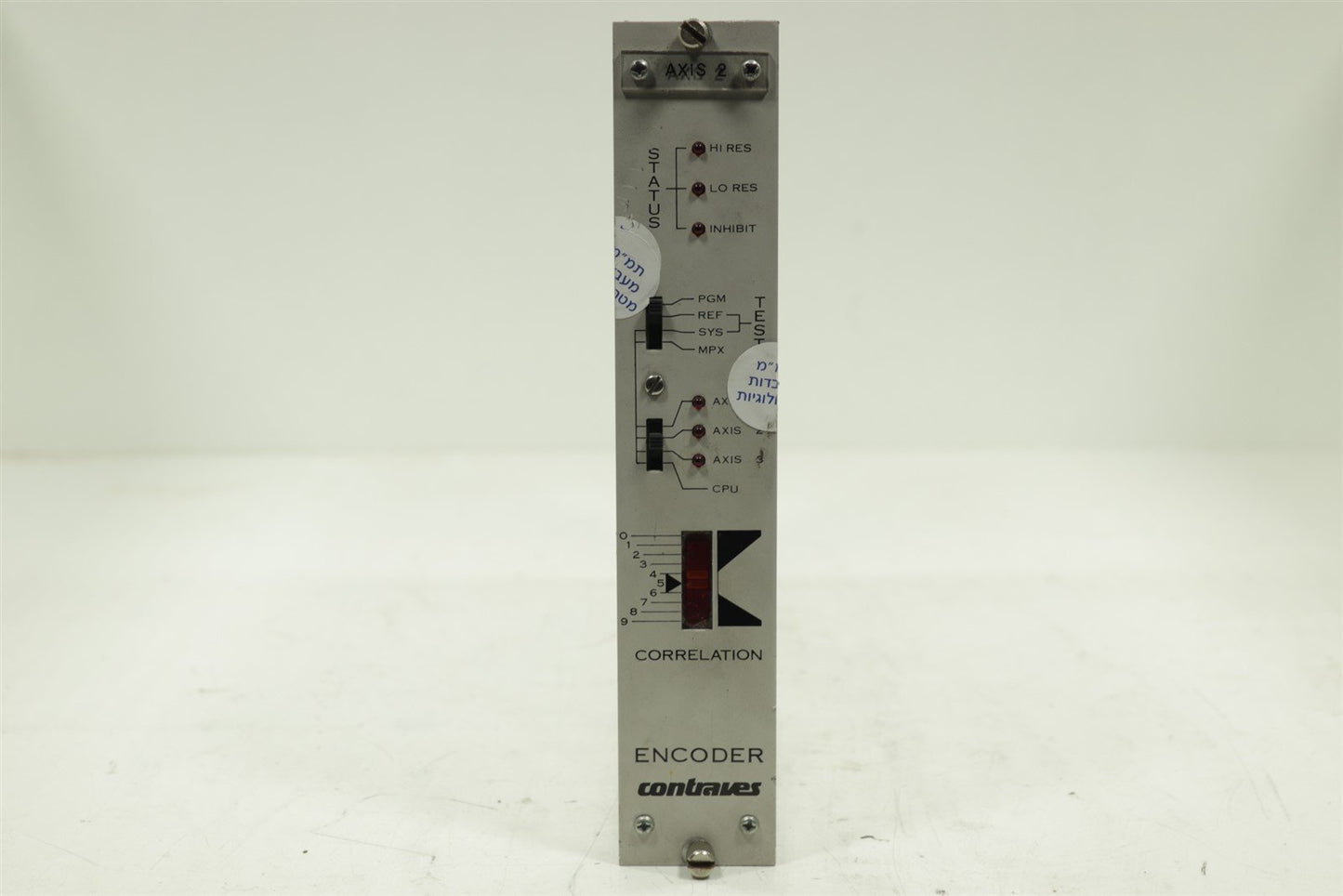 Encoder 705697-IK-2194 Part of Contraves Dual Motion Axis Rate Table 57Cd-2/30H