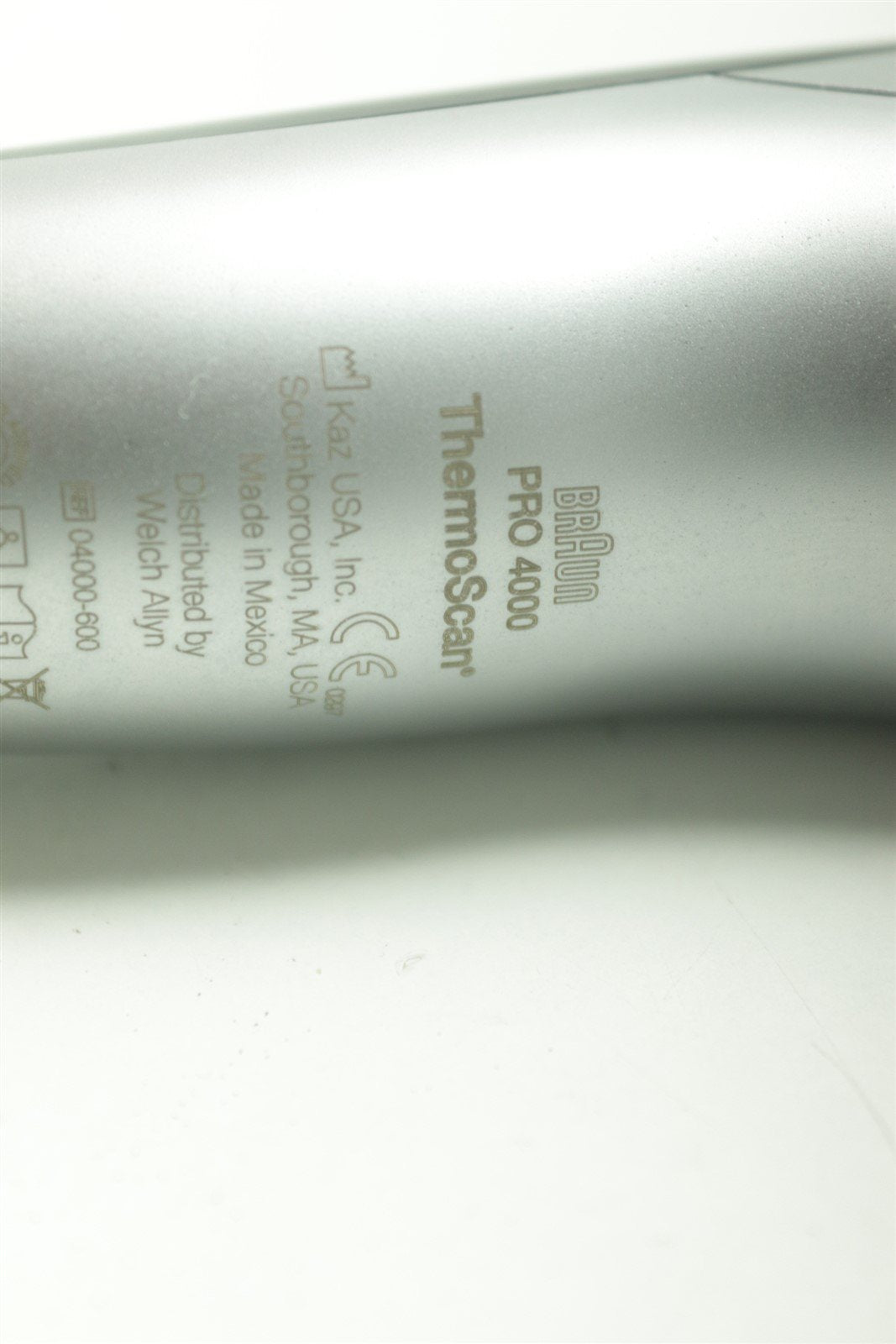 WELCH ALLYN Braun ThermoScan Pro 4000 Ear Thermometer 04000-200 + Dock