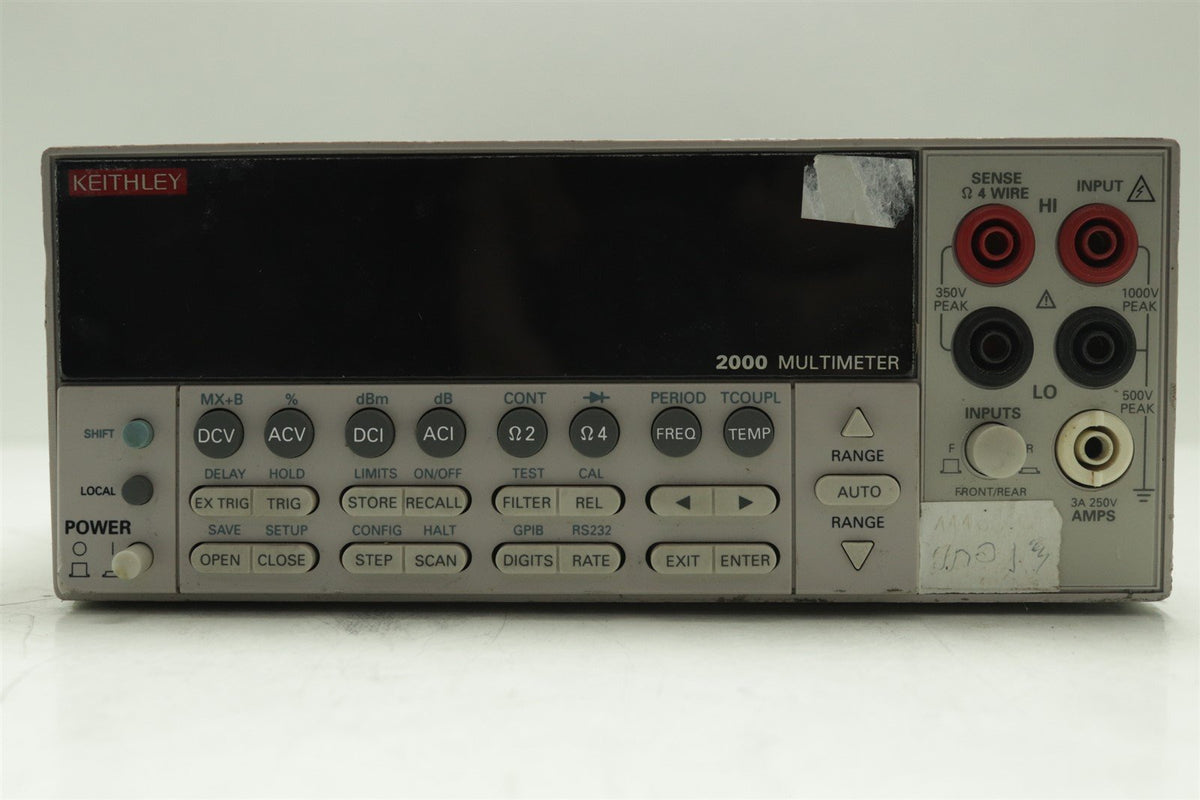 K2000 Multimeter Keithley 2000 Digital Multimeter 6½ Digits – part2Go