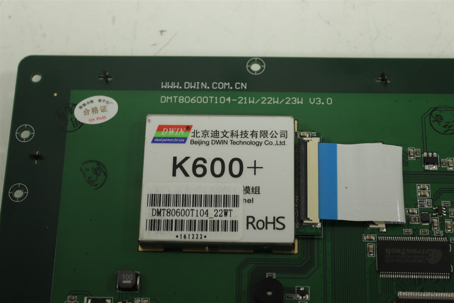 Devi 10.4-inch DGUS Display Screen DMT80600T104_22WT