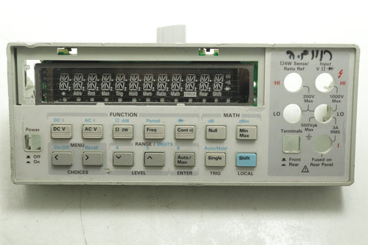 HP Agilent 34401 Digital Multimeter 6½ Digits Front Panel Assy 34401-66502