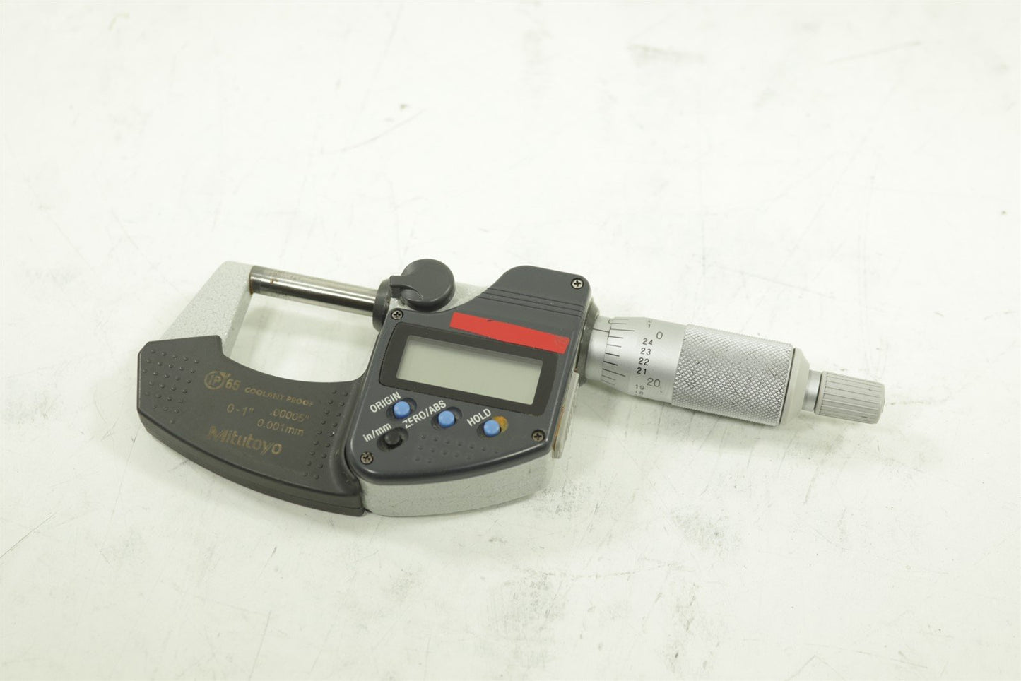 Mitutoyo Digimatic Digital Micrometer LCD Display 1" 25mm 0.001mm